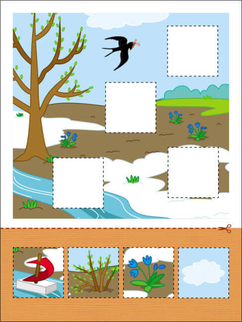 Applikationen. Stufe 1. Ausschneiden von Quadraten, Rechtecken